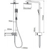 Душевая система Aquanet SF1706CS-1 195680 хром