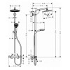 Душевая система Hansgrohe Crometta S 27268000 с термостатом хром