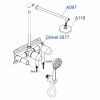 Комплект для ванны WasserKRAFT A16116 хром