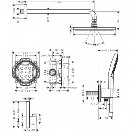 Душевая система Hansgrohe Raindance S 27951000 хром