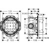 Душевая система Hansgrohe Croma 27961670 черный матовый