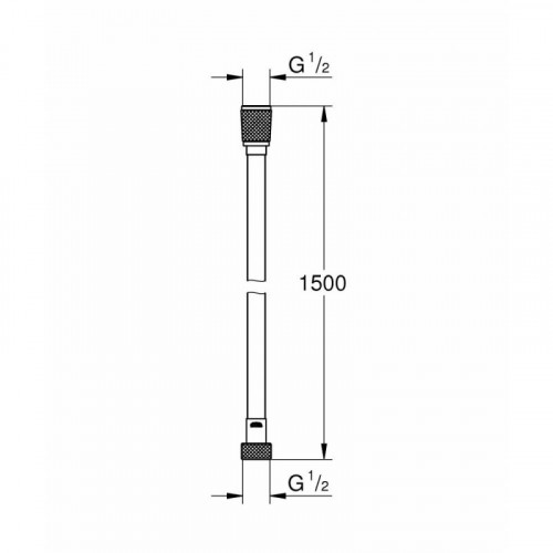 Душевой шланг Grohe Silverflex 28364001 (26346000)