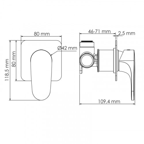Комплект для биде WasserKRAFT A3651.285.237.213 золото