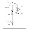 Душевой комплект Kludi Logo Dual 6809305-00 хром