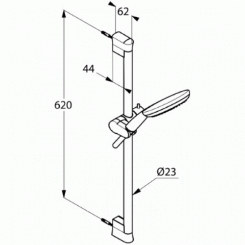 Душевой гарнитур Kludi Freshline 6793005-00 хром