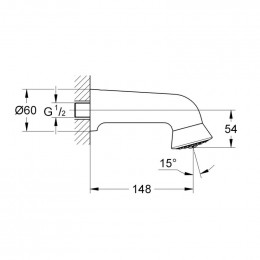 Верхний душ Grohe Relexa Plus 28948000 спортивный
