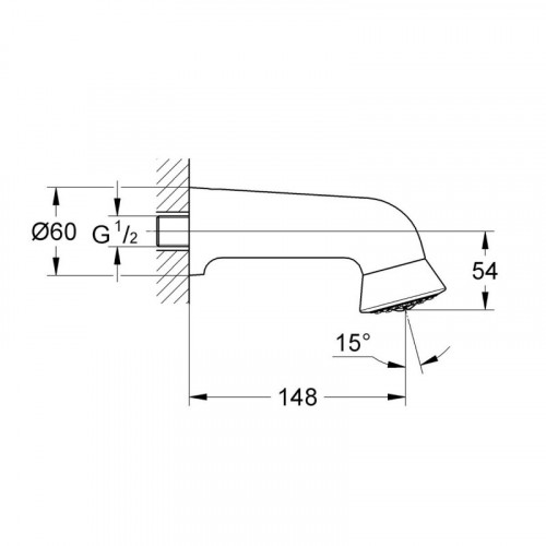 Верхний душ Grohe Relexa Plus 28948000 спортивный