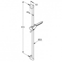 Душевой гарнитур Kludi Freshline 6784091-00 белый