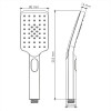 Комплект для душа WasserKRAFT A8251.306.180.259.285.194.201 золото