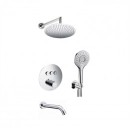 WasserKRAFT A175817 Thermo Встраиваемый комплект для ванны с верхней душевой насадкой, лейкой и изливом