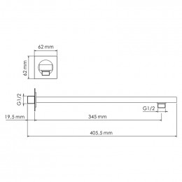 Комплект для душа WasserKRAFT A3151.090.116 хром