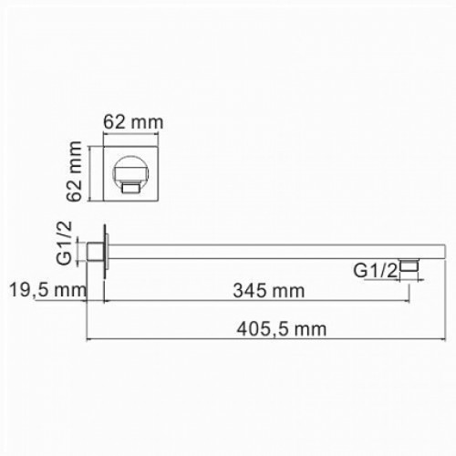 Комплект для ванны Wasserkraft A8251.307.308.180.259.285.194.201 золото