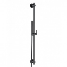 Душевой гарнитур Kludi Nova Fonte Puristic 2084039-15 черный матовый