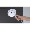 Душевой гарнитур Hansgrohe Raindance Select S 120 U'Comfort 26326400 110 см, цвет хром/белый