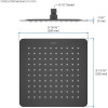 Верхний душ Aquatek AQ2072MB черный матовый