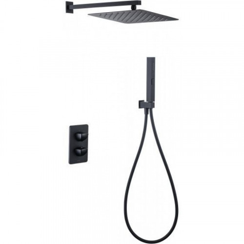 Душевая система Allen Brau Infinity 5.21016-31 черный матовый