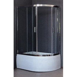 Royal Bath Душевой уголок RB 8120BK-T-CH L