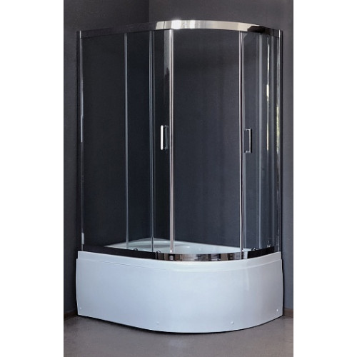 Royal Bath Душевой уголок RB 8120BK-T-CH L