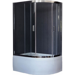 Royal Bath Душевой уголок RB 8120BK-T-CH L