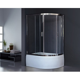 Royal Bath Душевой уголок RB 8120BK-T-CH L