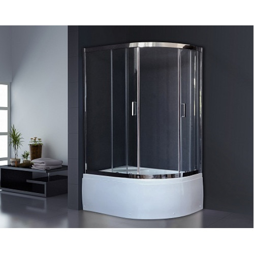 Royal Bath Душевой уголок RB 8120BK-T-CH L