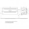 BelBagno Мебель для ванной Eco Cer-N 120 CZR-8073-120 bianco lucido ручки сатин