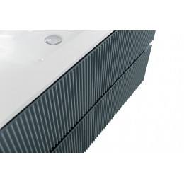 BelBagno Тумба с раковиной Uno 100 подвесная Голубой матовый с раковиной BB-8099-100