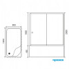 Royal Bath Душевой уголок RB 8120ВP-C R