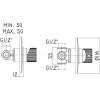 Смеситель для душа Paffoni Jo JO011CR 285604 хром