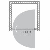 Roltechnik Душевая дверь LLDO1/900 transparent