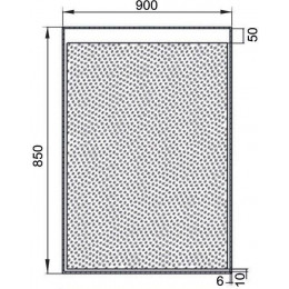 Зеркало Aquanet Палермо new 9085 LED 00249353