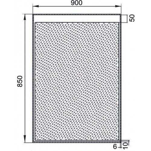 Зеркало Aquanet Палермо new 9085 LED 00249353