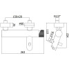 Смеситель для ванны Paffoni Jo JO022NO 285613 черный матовый