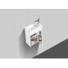 BelBagno Тумба с раковиной PIETRA MINI 400 R Bianco Lucido