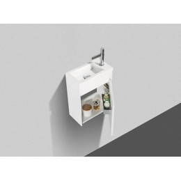 BelBagno Тумба с раковиной PIETRA MINI 400 R Bianco Lucido