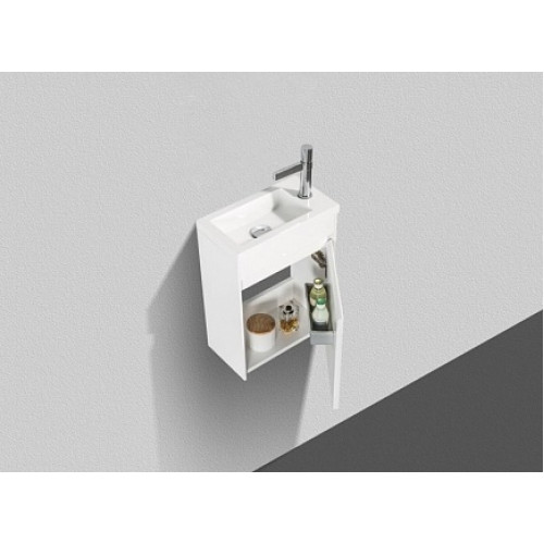 BelBagno Тумба с раковиной PIETRA MINI 400 R Bianco Lucido