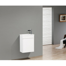 BelBagno Тумба с раковиной PIETRA MINI 400 R Bianco Lucido