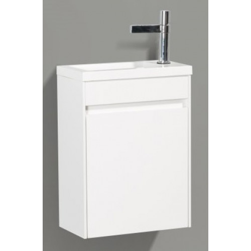 BelBagno Тумба с раковиной PIETRA MINI 400 R Bianco Lucido