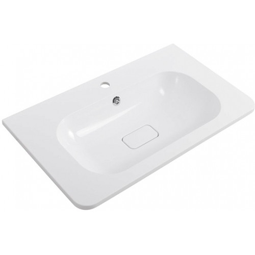 Cezares Тумба с раковиной Relax 80 подвесная оружейная сталь