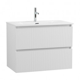 BelBagno Тумба с раковиной Uno 90 подвесная Bianco Opaco с раковиной BB-8099-90