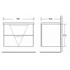 BelBagno Тумба с раковиной VITTORIA 900 Bianco Lucido