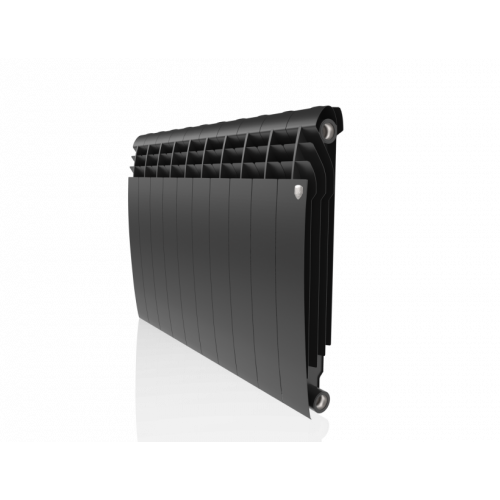 Радиатор биметаллический Royal Thermo BiLiner 500 Noir Sable 10 секций, боковое подключение