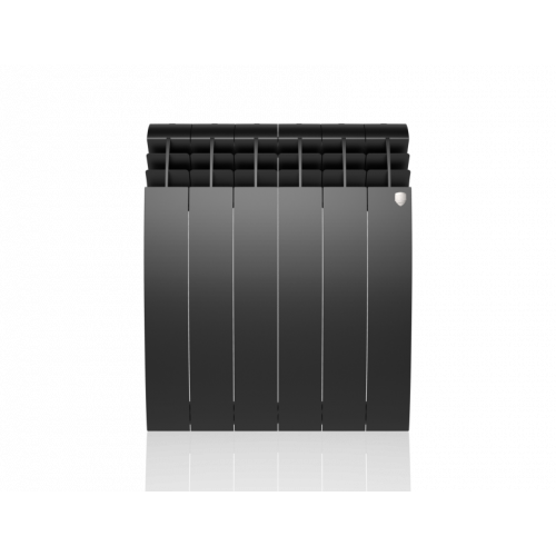 Радиатор биметаллический Royal Thermo BiLiner 500 Noir Sable 10 секций, боковое подключение