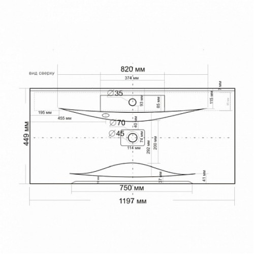 СанТа Мебель для ванной Виктория 120 NEW напольная