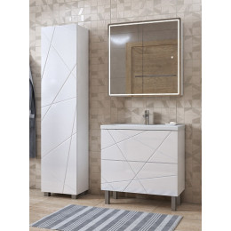 Vigo Шкаф пенал Geometry 450 белый