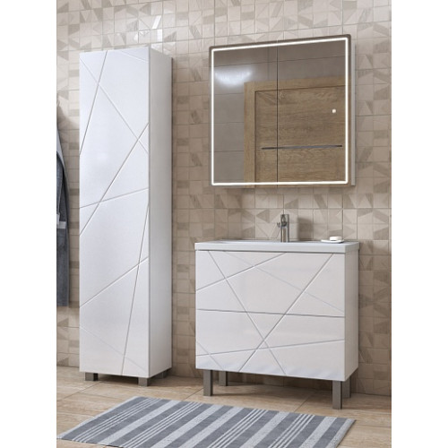 Vigo Шкаф пенал Geometry 450 белый