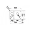 Мойка кухонная Blanco Solis 340/180-U 526129 хром