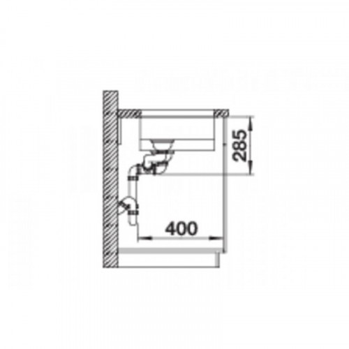 Мойка кухонная Blanco Solis 340/180-U 526129 хром