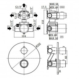 Смеситель для душа Paffoni Light LIQ019BO белый матовый