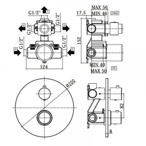 Смеситель для душа Paffoni Light LIQ019BO белый матовый